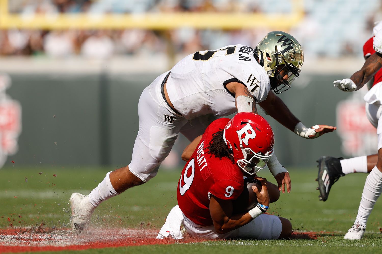 Wake Forest LB Ryan Smenda vs Rutgers